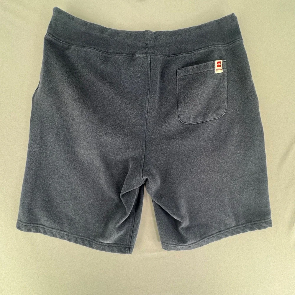 The North Face Fleece Sweat Shorts Mens Large Blue Drawstring Lounge Casual